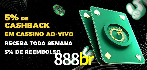 Promoções do cassino ao Vivo 888br